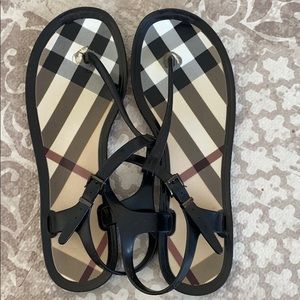 Burberry Jelly Thong Sandals